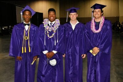 happy graduating boys