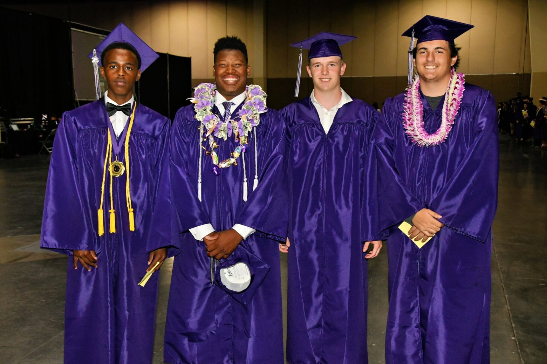 happy graduating boys