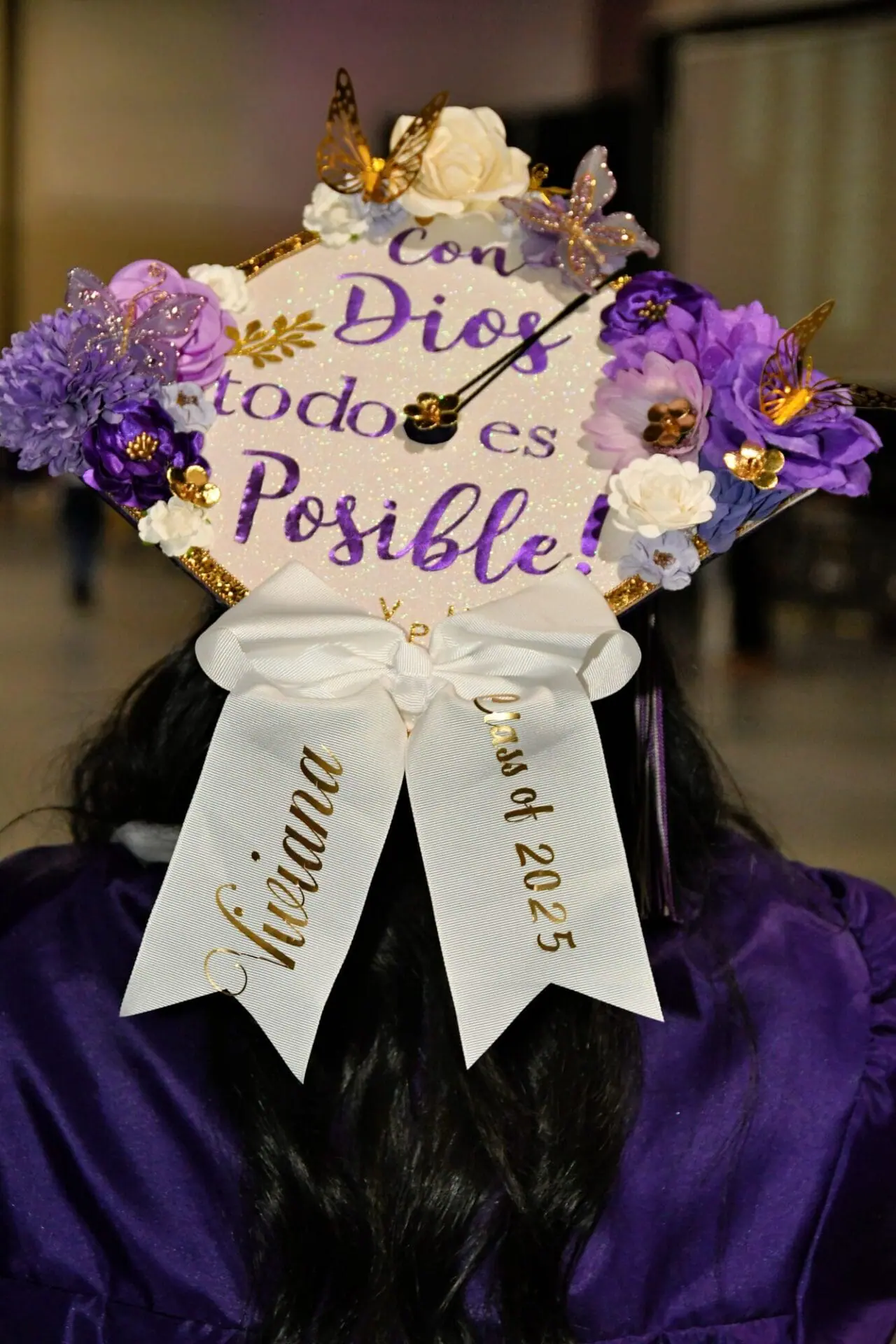graduation cap with decoration