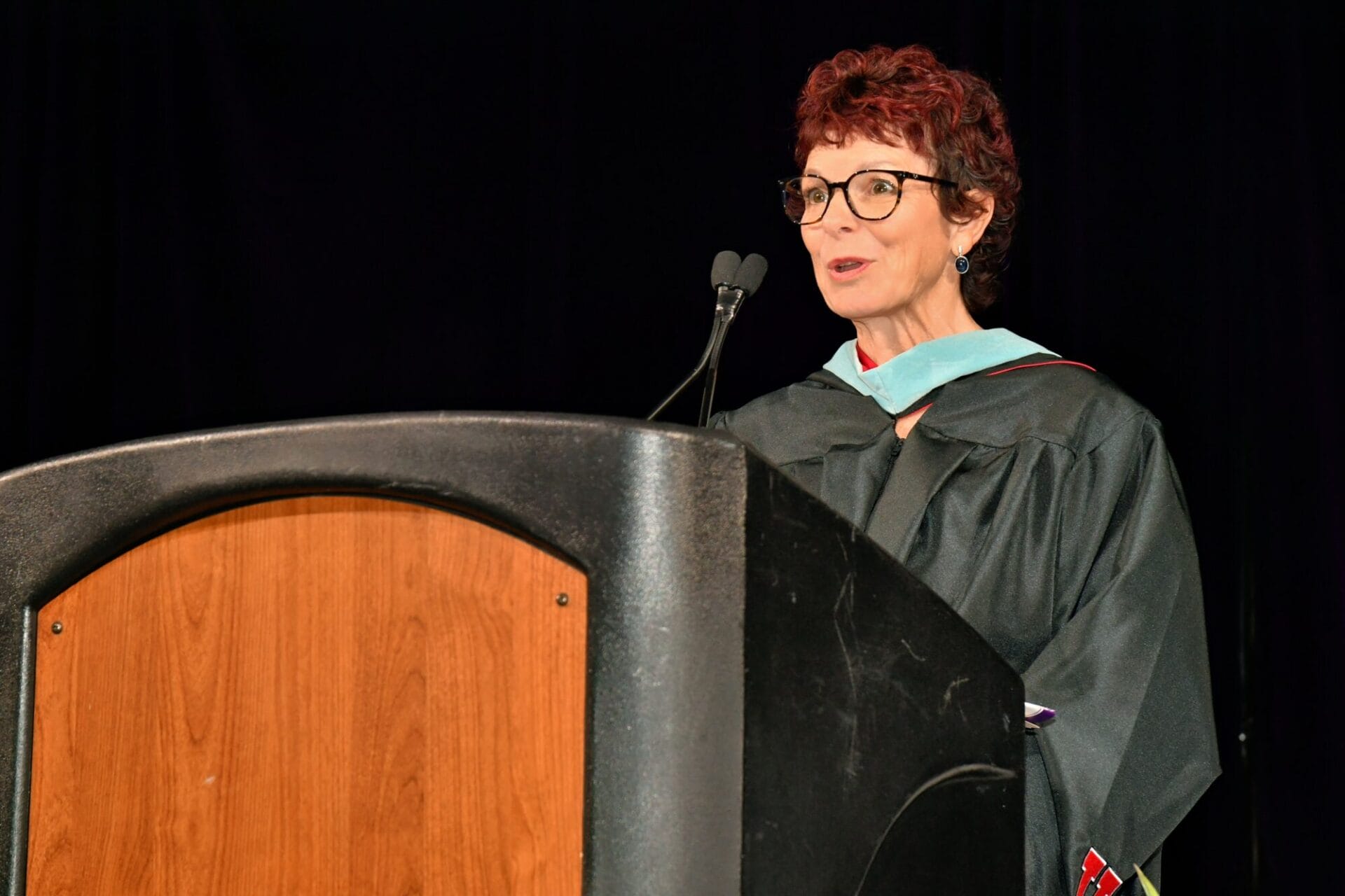 Speaker at graduation
